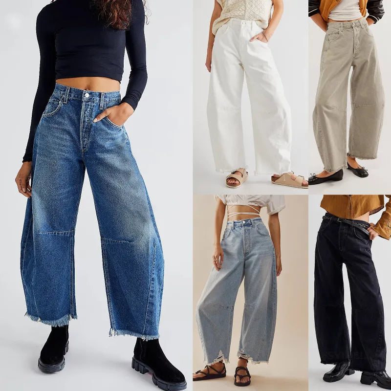 Casual Loose Straight Leg Jeans