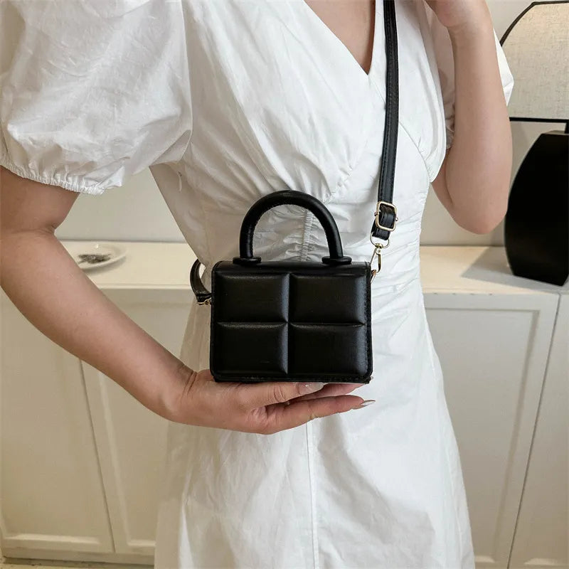 Fashion Solid Color Mini Crossbody Bag