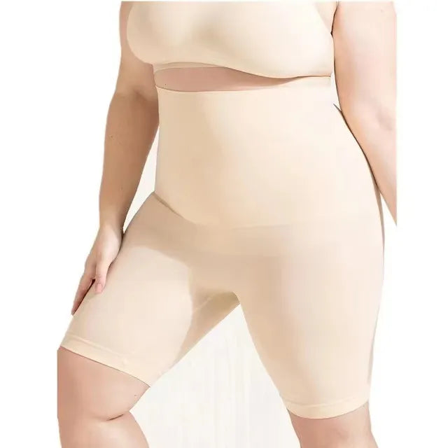 Women Simple High-Waist Hip-Lifting Flat-Angle Abdominal Shaping Pants