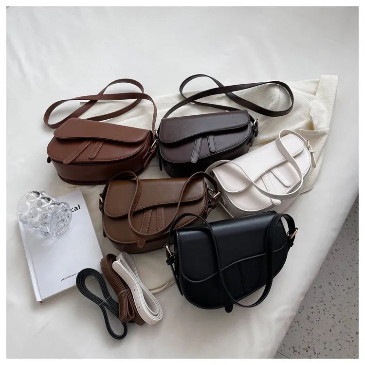 Women'S Fashion Vintage Underarm Saddle Bag Shoulder Bag
