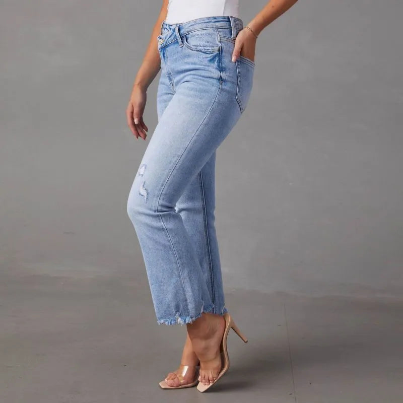 Women'S Stretch Straight Jeans