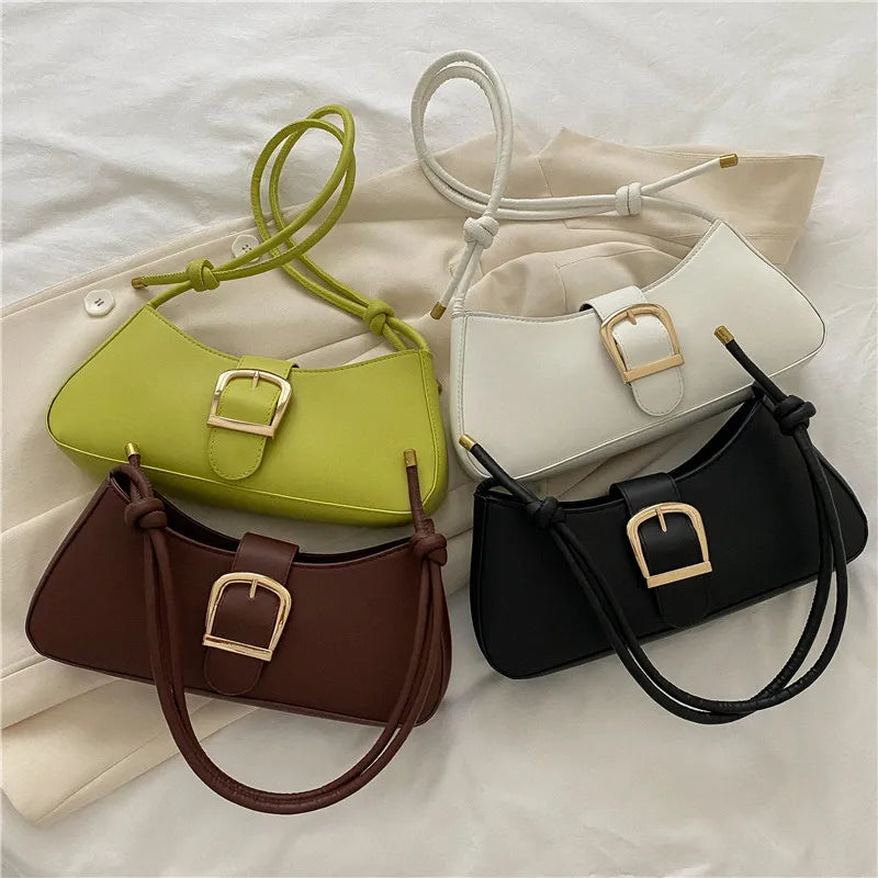 Women'S Fashion Solid Color Underarm Bag