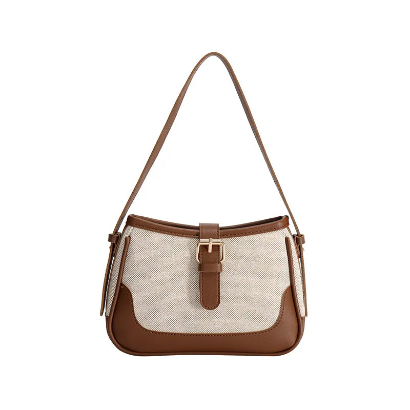 omen Office Chic Color Blocking Shoulder Underarm Bag