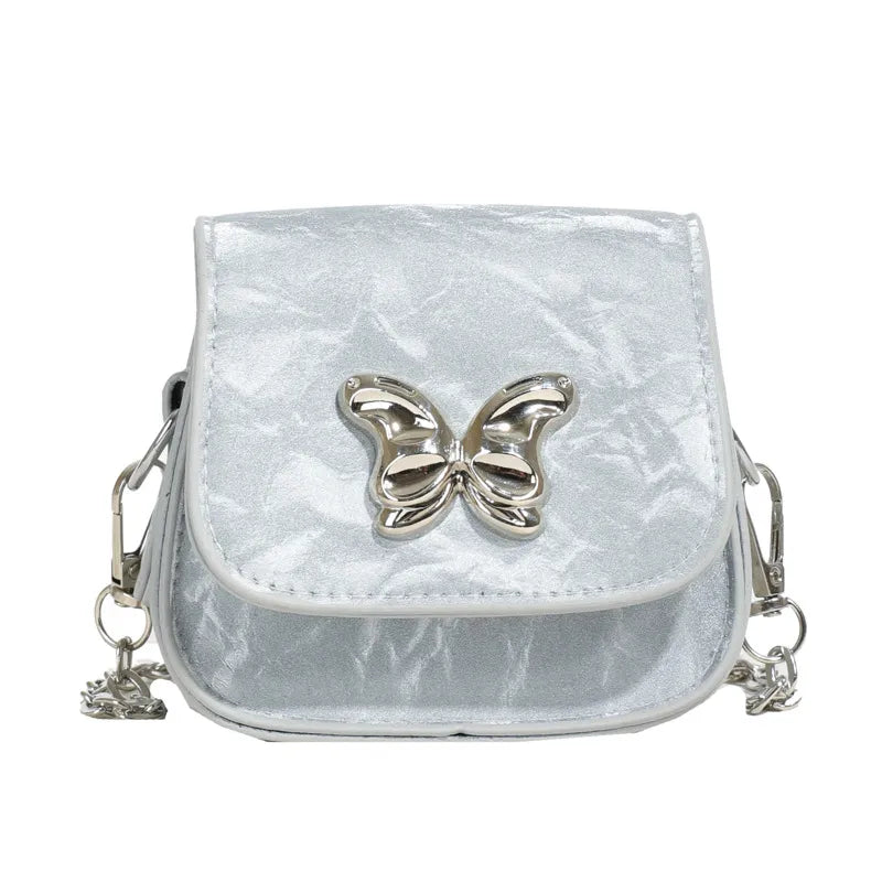 Fashion Butterfly Chain Mini Messenger Bag