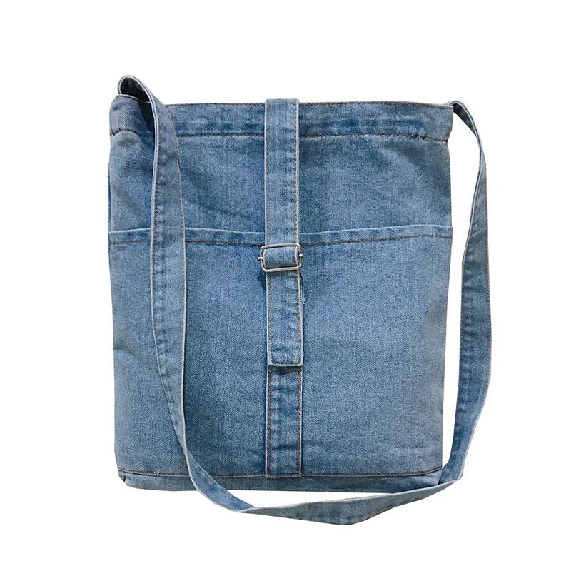 Denim Simple Large Capacity Shoulder Bag