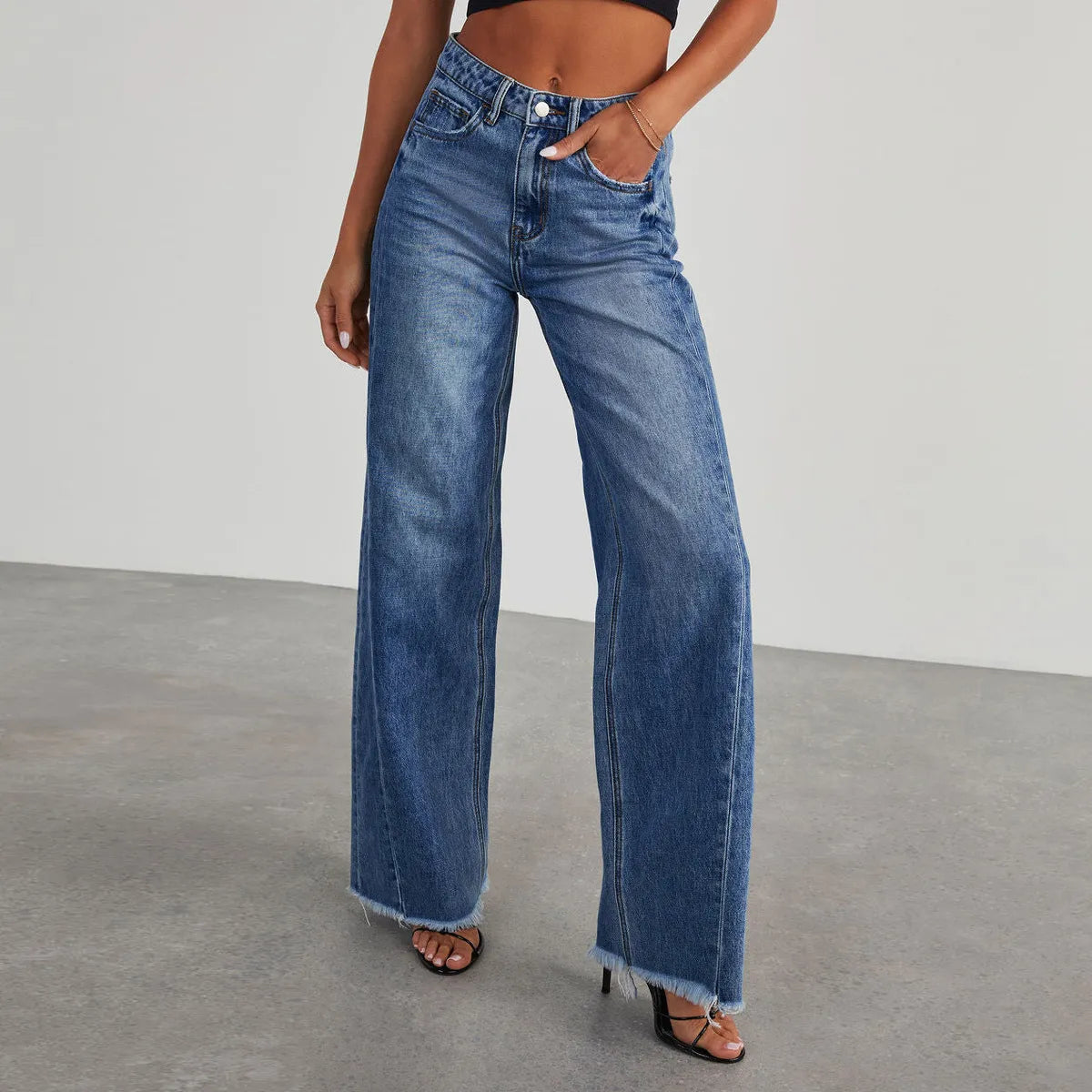 Casual Loose Straight Leg Jeans