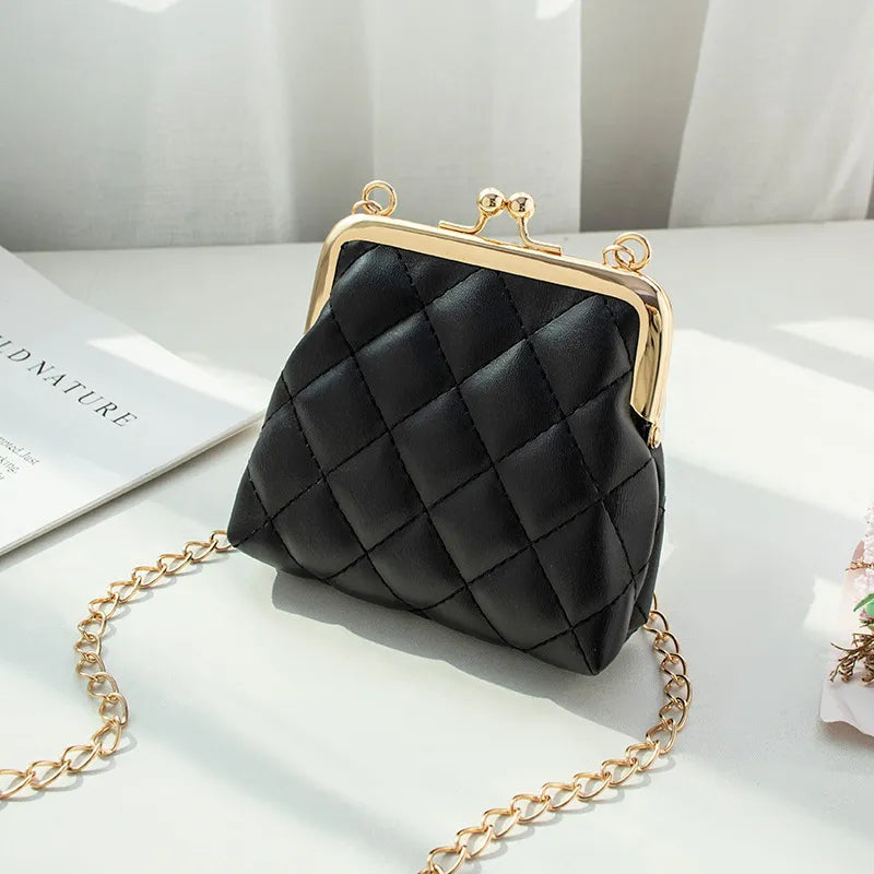 Wholesale Women Fashion Rhombus Chain Mini Bag