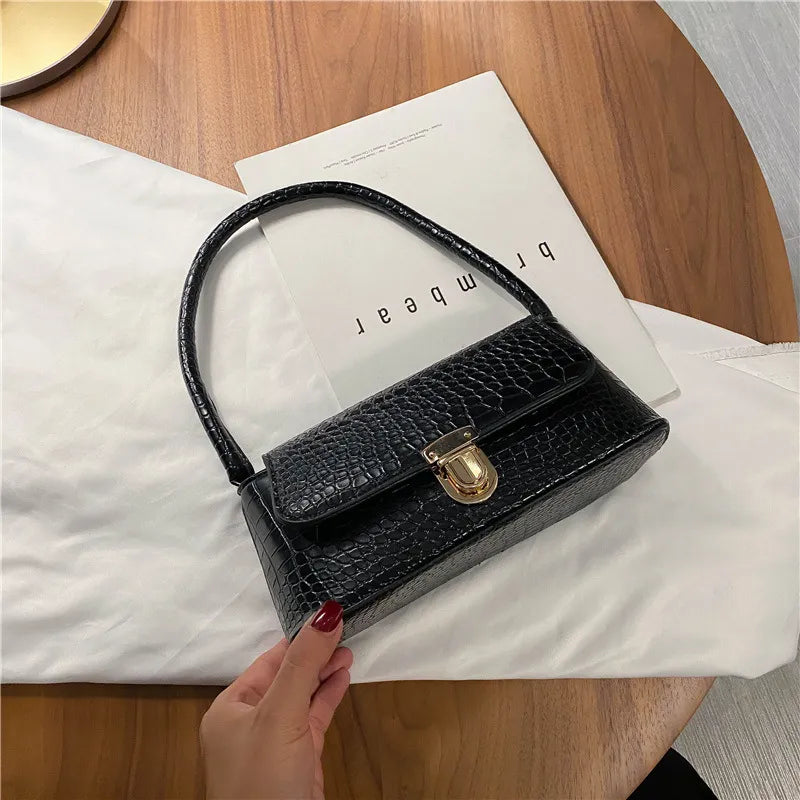 Women Fashion Stone Pattern Shoulder Bag