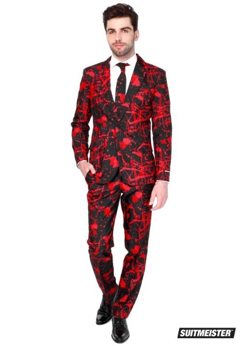 Men's Halloween Blood Suitmeister Blazer