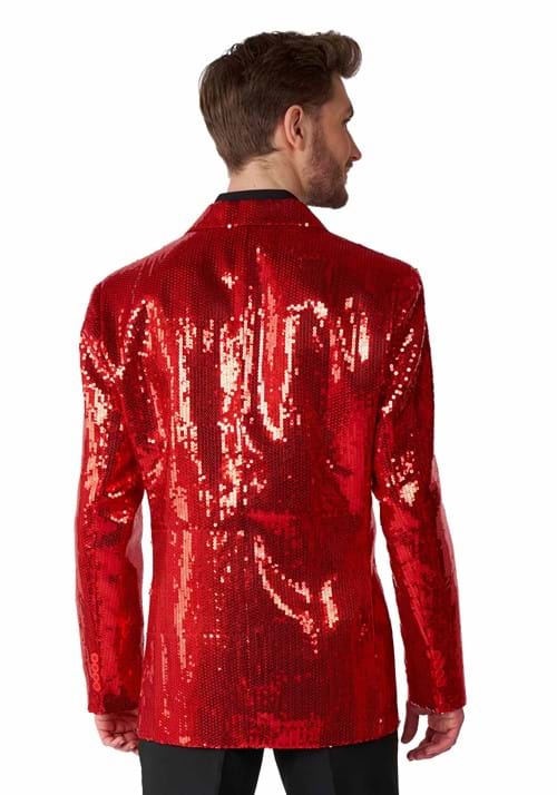 Suitmeister Men's Red Sequins Blazer