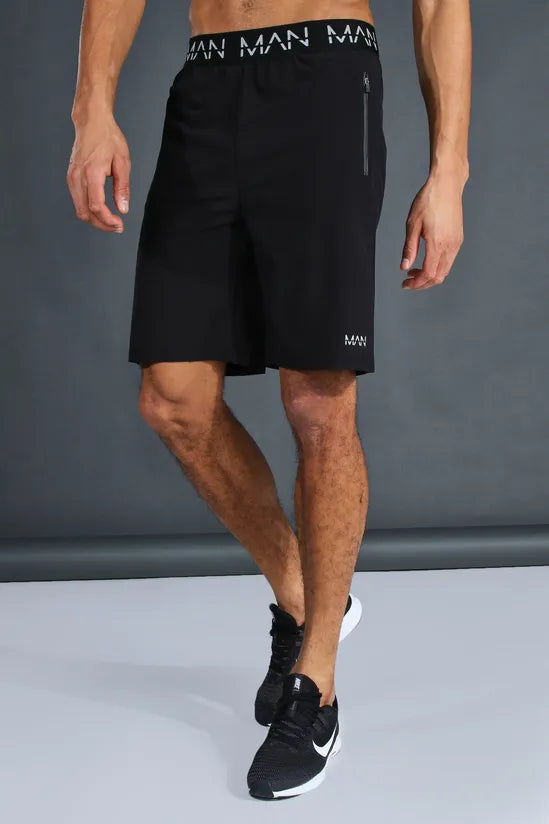 Tall Man Active Gym Zip Pocket Regular Fit 9inch Shorts
