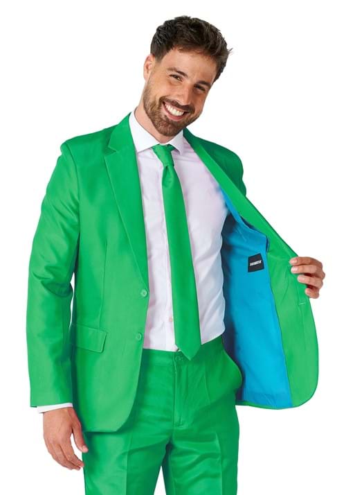 Suitmeister Solid Green Suit Blazer