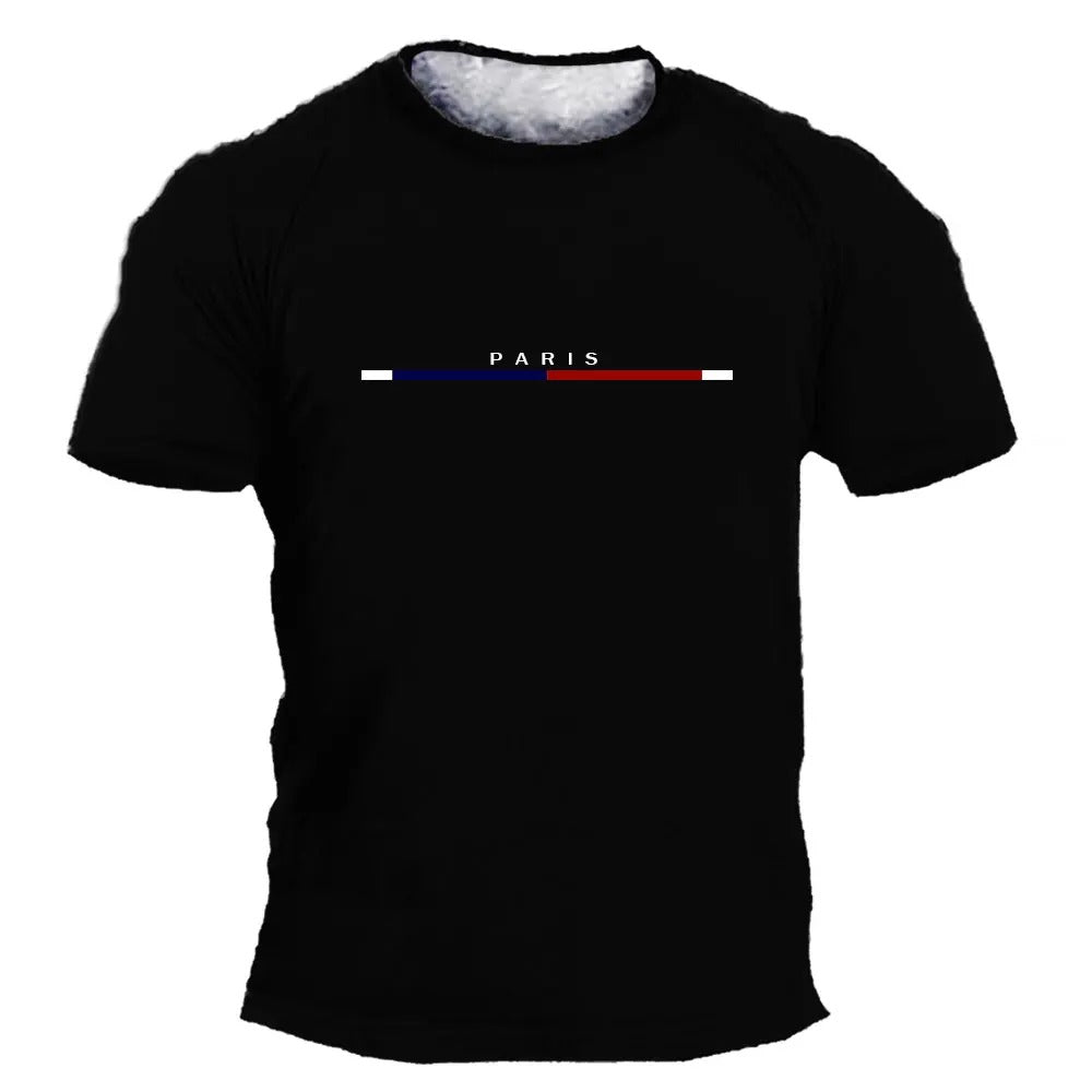 Men’s Letter Print T-Shirt