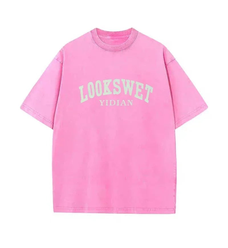 Men’s Retro Letter Print T-Shirt