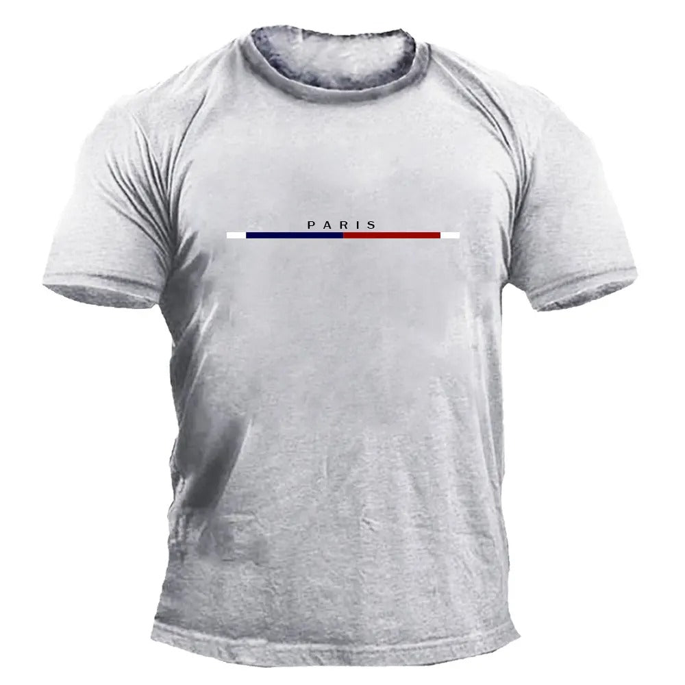 Men’s Letter Print T-Shirt